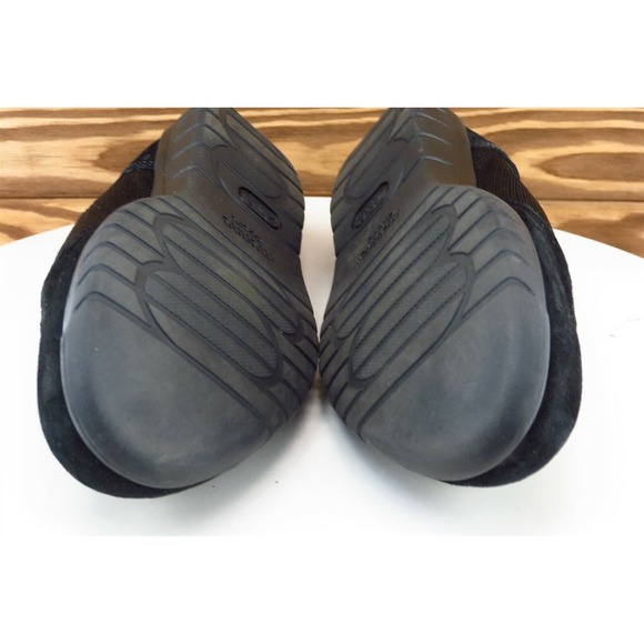 Munro Women Size 7.5 M Black Leather Slip On Flats Comfort Casual - Picture 8 of 8